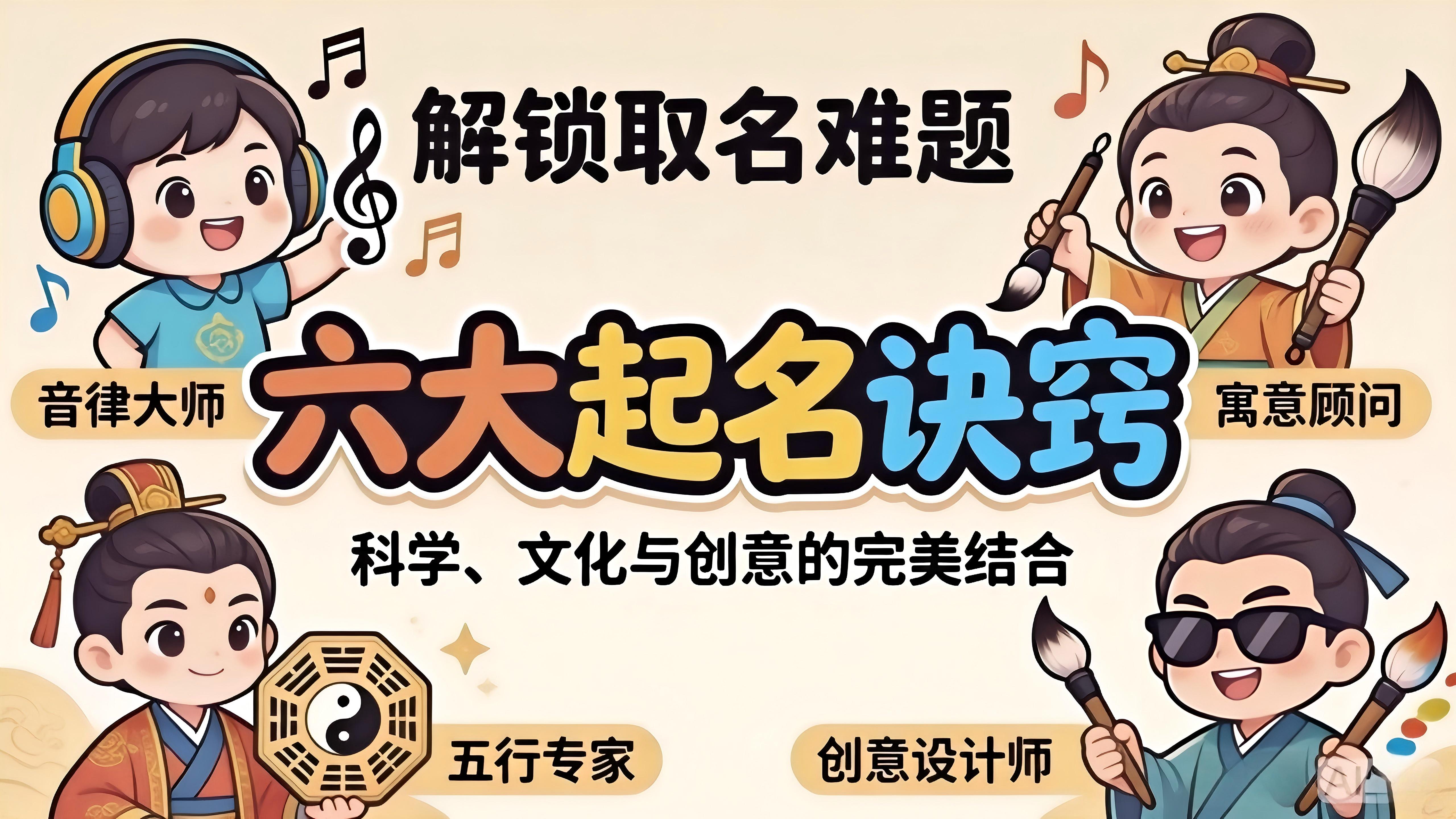 六大起名诀窍，轻松解锁取名难题